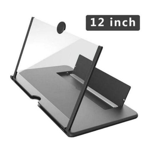 Generic 12inch 3D Mobile Phone Screen Magnifier Englargement HD Amplifier Stand Bracket- Black - image 3