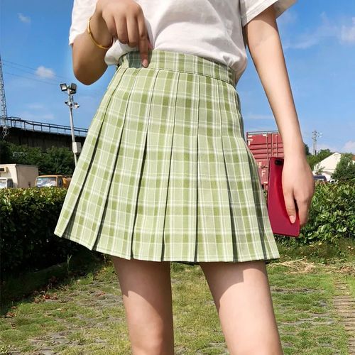 Kawaii Korean Plaid High Waist Pleated Micro Skirt Black Mini Plaid Pleated  Skirt For Women With Pink And White Tennis Skirting Cute Y2K P230403 From  Misihan02, $15.47 | DHgate.Com