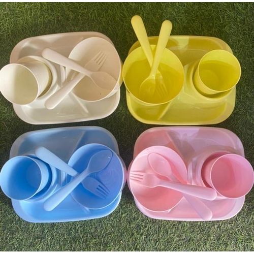 product_image_name-Generic-20-piece Kids Unique Plastic Dinnerware Set-3
