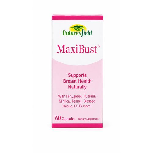 nature's field  MaxiBust – Supports Breast Health Naturally – 60 Capsules