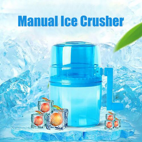 1.1L Portable Hand Crank Manual Ice Crusher Shaver Kids Shredding Snow Cone Maker  Machine Kitchen Ice machine