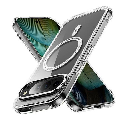 Generic Transparent Phone Case For Google Pixel 9 Pro 8a Clear Shockproof Magnetic Case For Google Pixel 8 9 Pro 8a For Magsafe Case-transparent_For Pixel 9 Pro