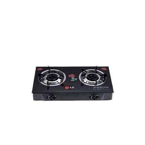 LG  Glass Thick Table Top Double Burner WITH Auto Ignition