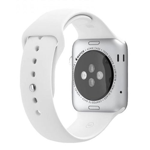 Apple IWatch Series 3 - 42mm - Silver Aluminum Case - White Sport Band ...