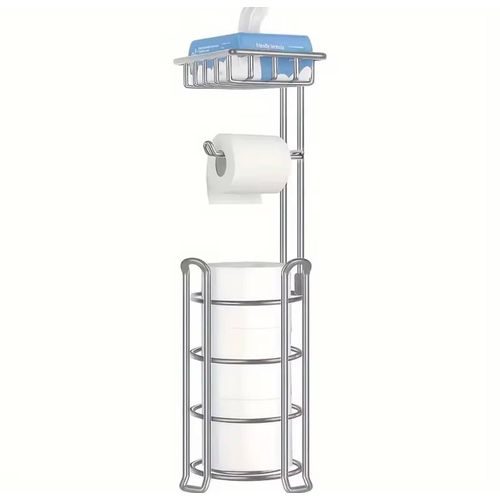 Generic Tissue Stand with Phone Holder – Multi-Purpose Tabletop Tissue Dispenser & Mobile Phone Organizer