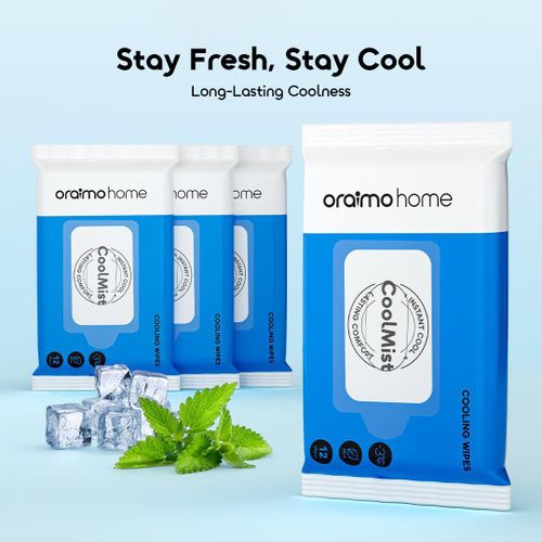 product_image_name-oraimo home-CoolMist Instant Cooling Effect Cooling Wipes-4
