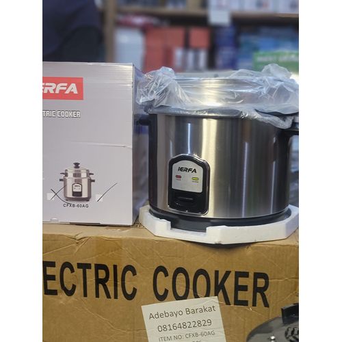 RAF 4L Electric Rice Cooker with Non-Stick Inner Pot & Keep Warm Function