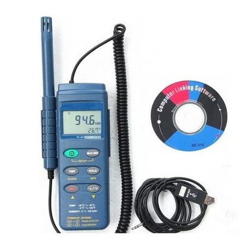 Omega Engineering 2 Channel Handheld Humidity K Type Thermocouple Datalogger - image 4