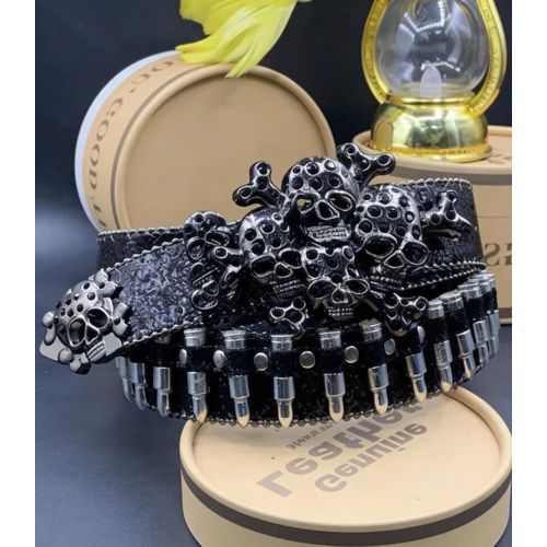 Fashion Rhinestone glittering Pin Buckle Male Belts PUNK