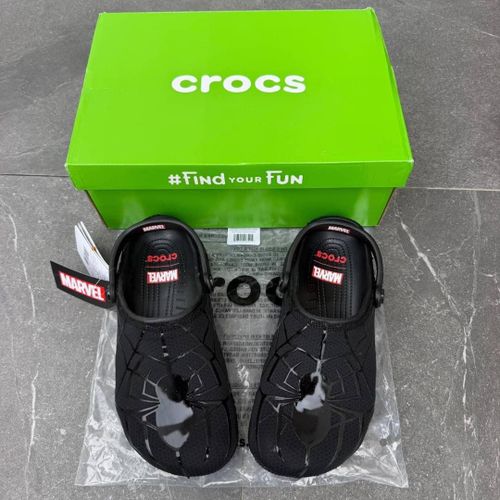 Fashion Black Spider-Man Neo Classic Clog