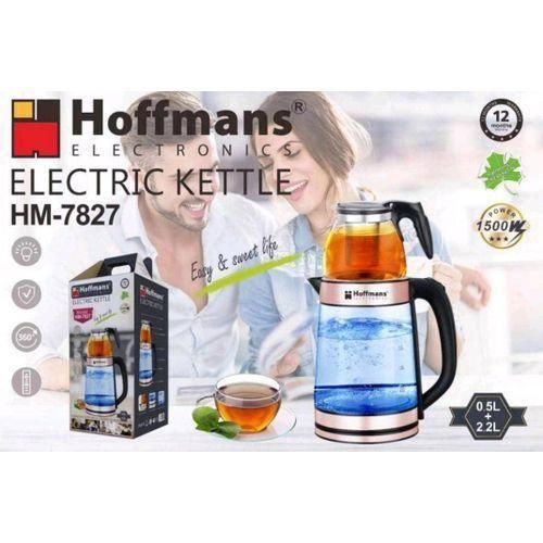 Hoffmans Electric Glass Kettle 2.2L