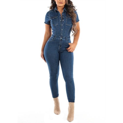 Classy Ladies Short Sleeve Jumpsuit  CartRollers ﻿Online Marketplace  Shopping Store In Lagos Nigeria