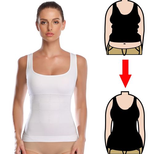 Fashion Fajas Reductoras Modeladoras Mujer Women Magic Body Bra Shapewear  Tank Top Slimmer Camisole Compression Shirt