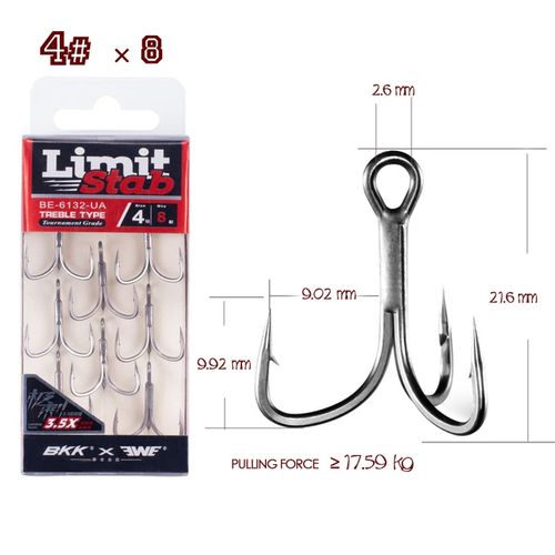 Generic Ewe Be-6132-Ua Fishing Hooks 4-16 Tournament Grade