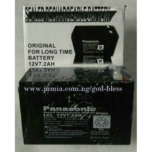 product_image_name-Generic-Panasonic 100% Genuine Original 12V 7.2AH PANASONIC RECHARGEABLE BATTERY-1