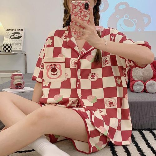  Women Pajamas, Cute Cartoon Print Pjs Pjs Pajamas