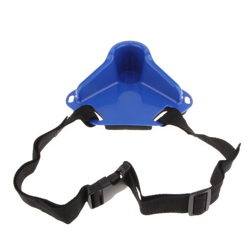 Generic Belt Rod Holder Waist Gimbal Fighting Belt Offshore Blue