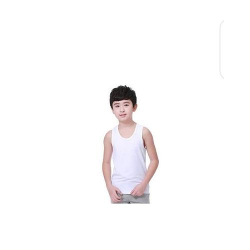 Fashion Children White Cotton Singlets 3pieces