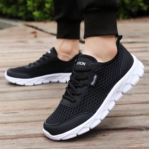 Fashion 2023 Men s New High Quality Sports Shoes Lightweight Casual Comfortable Running Shoes Black White Jumia Nigeria