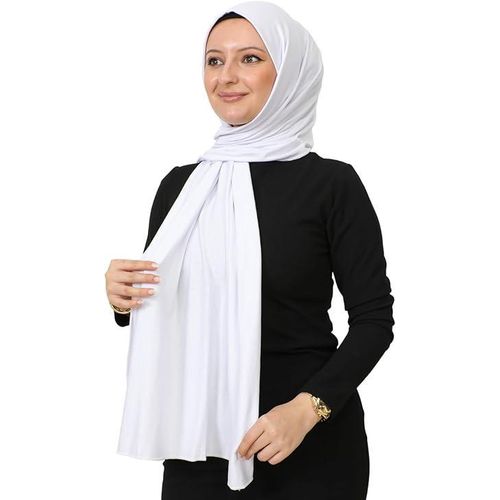 product_image_name-Fashion-Premium Jersey Hijab for Women Viscose Scarf Lightweight Muslim Hijabs Long Shawl Islamic Scarves -1