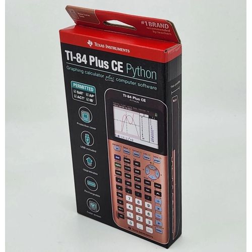 Texas Instruments TI-84 Plus CE graphing calculator with Python Color Rose Gold (Original) - image 2