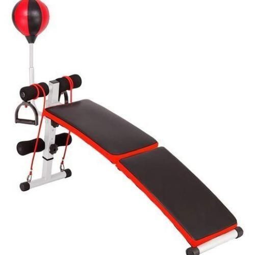 Generic Adjustable Exercise Bench, Foldable Sit Up Bench With Ball