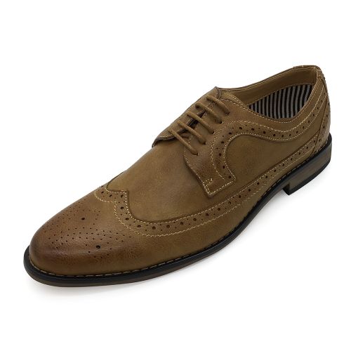 product_image_name-Fashion-Classic Men's Leather Shoes Business Formal Shoes - Brown-1