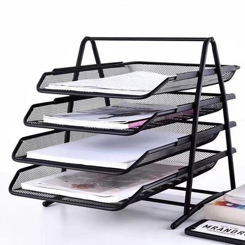 A4 Document Paper Organizer Desktop File Tray Organizer Rack