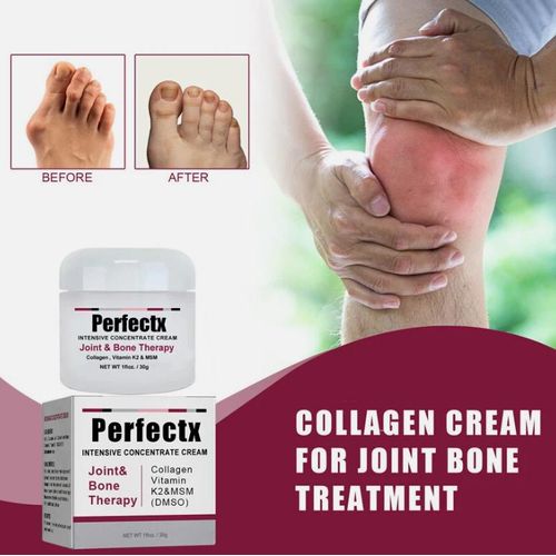 product_image_name-Generic-Perfectx HEALING Joint & Bone Therapy Cream Pains Relief Cream for Muscle, Joint, Back, Ankle, Hands, Foot Perfect x Concentrate Cream with Collagen, Vitamin K2 & MSM Concentrate for Joint and Muscle Recovery Provides Relief for Back Neck Hands Feet-5