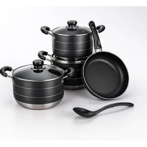 Generic Non-Stick Cookware Set with Frying Pan
