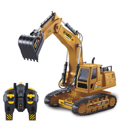 Generic RC Car Toys Radio Remote Control Excavator Machine Model 1/18 2 ...