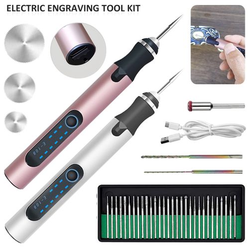 USB Rechargeable Engraving Pen Cordless Engraver Micro Electric Engraving  Pen Mi