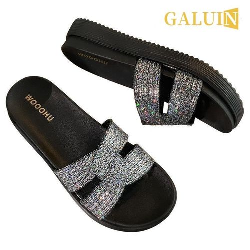 product_image_name-GALUIN-Women's outdoor flat sandals - black-3