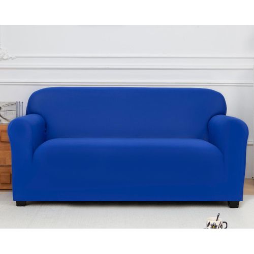 Generic 2 seater Sofa Cover anti-scratch Washable Stretch Sofa Slipcover - blue