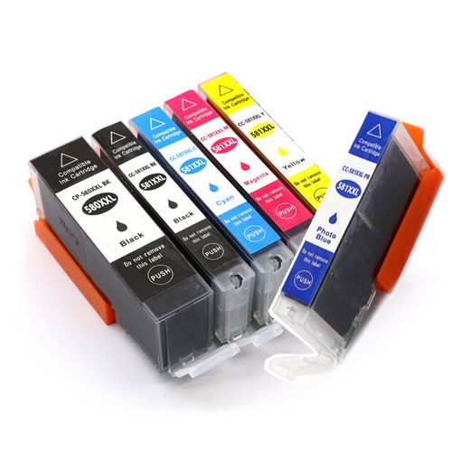 For canon 580 581 PGI-580 CLI-581 PGI580 580XL ink cartridge For canon  PIXMA TR7550 TR8550 TR 7550 TS6150 TS6151 TS 6150 printer