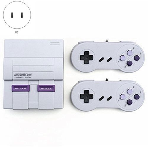 Super Nintendo Mini Console SNES System 2 Controllers AV Power