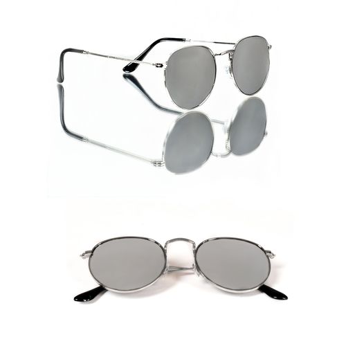 Silver designer sunglasses online