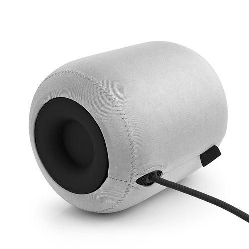 Generic Scratchproof Speaker Case Homepod Speaker Sleeve Premium Dust Cover Silver Gray - image 3