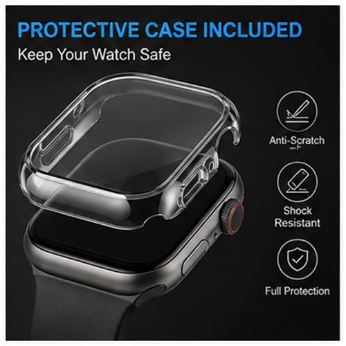 DRASURE S12 Pro Max Smart Watch 49mm 2.3" AMOLED Bluetooth Calling 7 Strap Combo with Earbuds & Case Compatible With Android & iOS - image 5