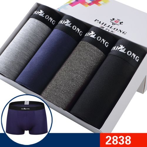 Fashion Men's Boxer Modal Cotton Underwear Breathable 4pcs