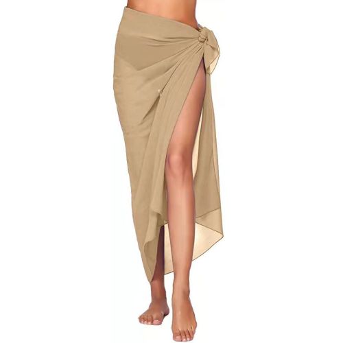 Summer Swimsuit Coverups for Women Long&Short Sarong Beach Bikini Wrap  Sheer Short Skirt Scarf for Swimwear