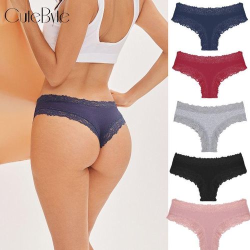 Seamless Lace Panties - Sexy Cotton Brief Panty Women Fashion