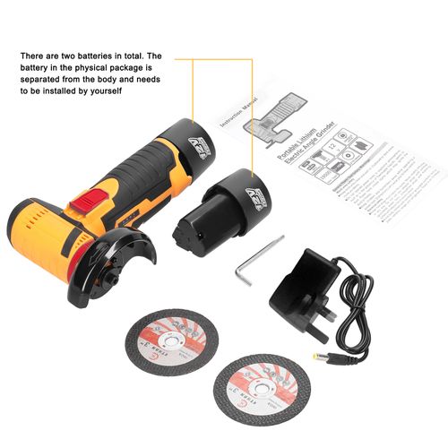 Generic 12V 19500rpm Electric Grinding Tool Multifunctional Angle Grinders Handheld Cutter - image 6
