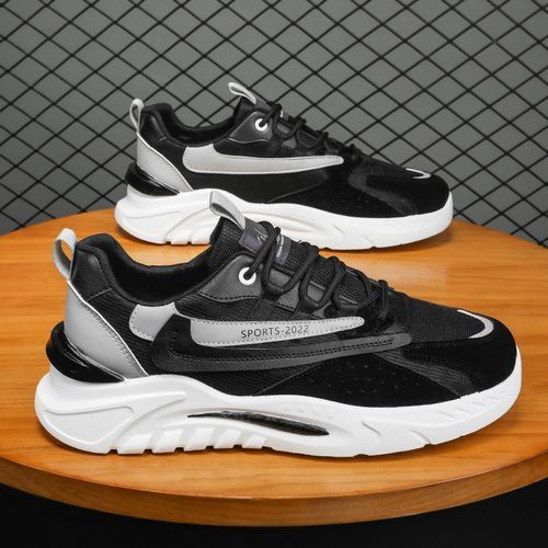 Fashion New Men's Cozy Damping Running Cushion Shoes Fashion Breathable  Sneaker