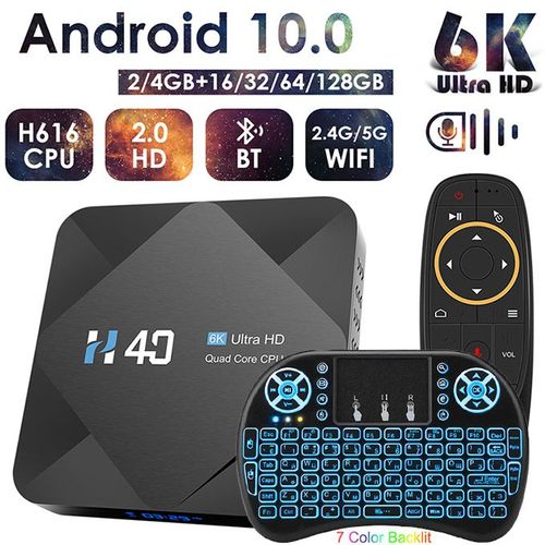 Generic Smart TV Box Android 10 HD Bluetooth WiFi 2.4G/5G Media Player 6K  Set Top Box