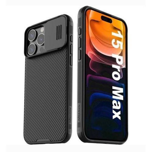 Generic Nillkin Back Case For IPhone 15 Pro Max - Black