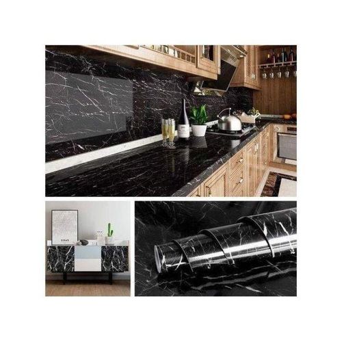 Generic Wall paper waterproof marble stickers