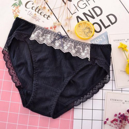 Generic Women Breathable Waist Knickers Underwear Lingerie Pant