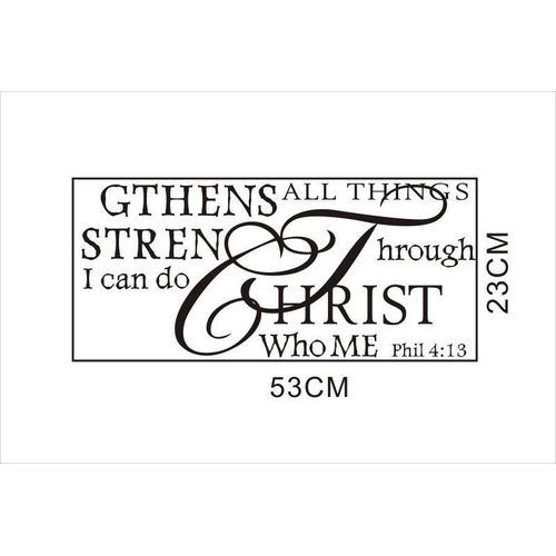 product_image_name-Generic-Wall Stickers Do All Things Home Wall Decor  - 008-2