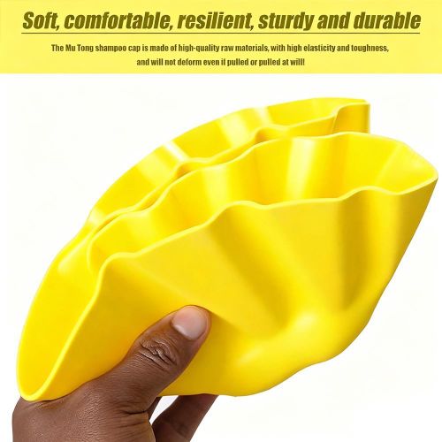STY One-piece Molded Children's Shampoo Cap Kids Adjustable Bath Hat EVA Ear Protection Shampoo Cap - image 3